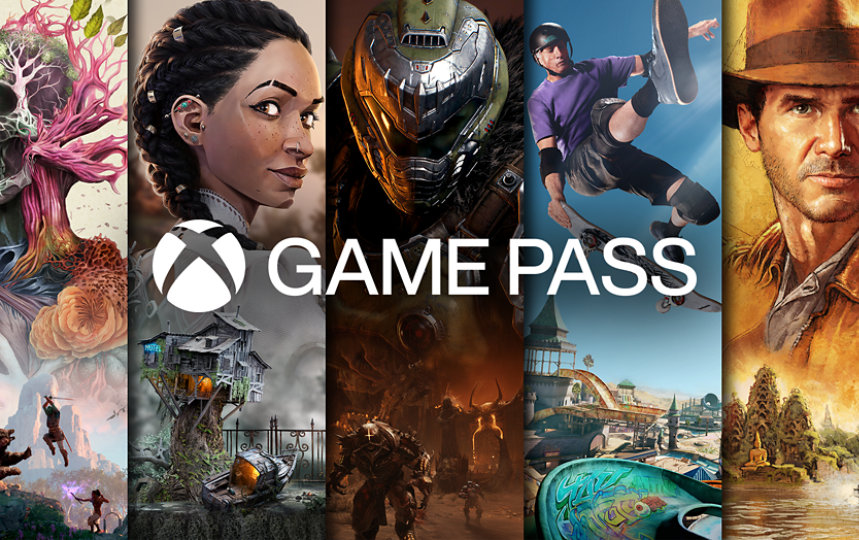 Uma grande variedade de jogos disponíveis no Xbox Game Pass.
