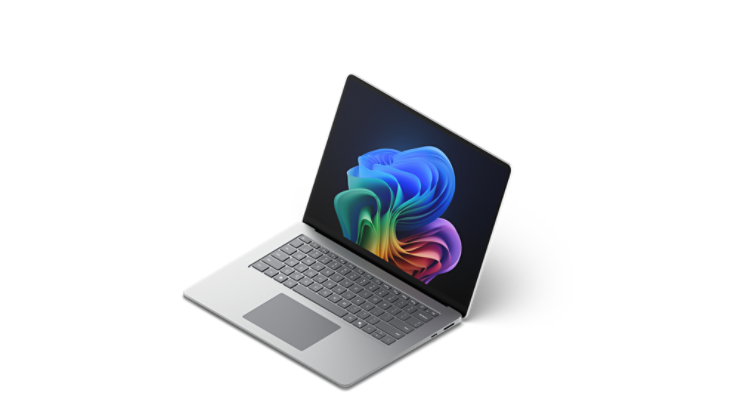 Rendering di Surface Laptop, Copilot+ PC, 13,8 e 15 pollici Intel.