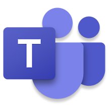 Logo of Microsoft Teams consisting of a letter 'T' on a purple background with abstract shapes.