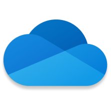 Stylized blue cloud icon with a flat design and subtle shading.